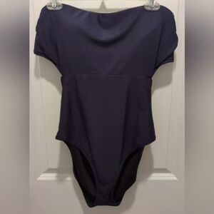J. Crew Women's One Piece Swimsuit in Dark Blue